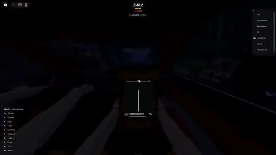 Rally With a Friend cabin and timer after a co-op finish — default garage names still TBA